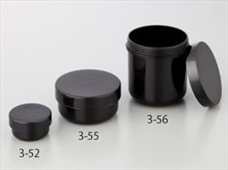 Hộp đựng thuốc mỡ bảo vệ tia cực tím AS ONE 1-6137-01 (Màu đen, Che chắn ánh sáng, 12mL, 100 chiếc)